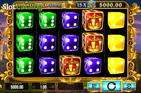 Οθόνη2. Imperial Wild 5000 Dice Κουλοχέρης