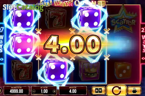 Οθόνη3. All Ways Queen Dice Κουλοχέρης