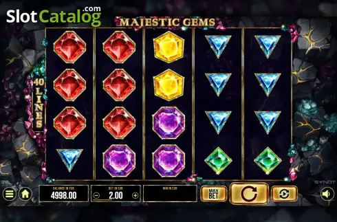 Οθόνη2. Majestic Gems Κουλοχέρης