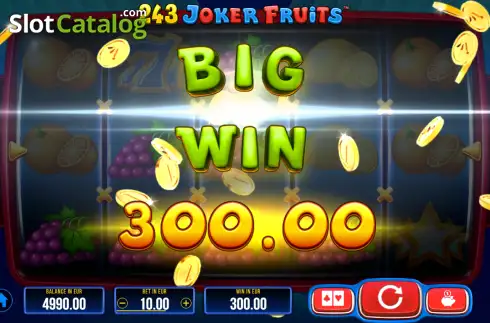 Οθόνη3. 243 Joker Fruits Κουλοχέρης