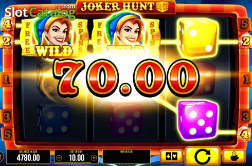 Οθόνη3. Joker Hunt Dice Κουλοχέρης