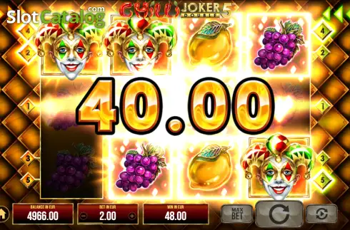 Οθόνη3. Chilli Joker Double 5 Κουλοχέρης 