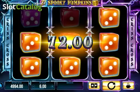 Οθόνη3. 27 Spooky Pumpkins Dice Κουλοχέρης