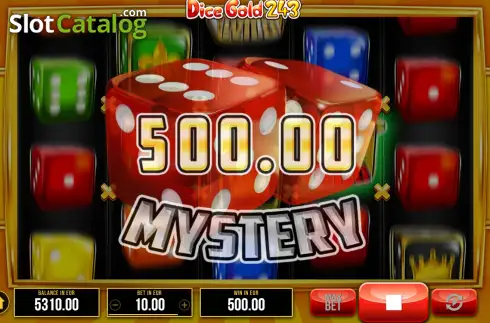 Οθόνη3. Dice Gold 243 Κουλοχέρης 