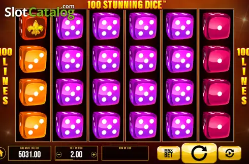 Οθόνη2. 100 Stunning Dice Κουλοχέρης 