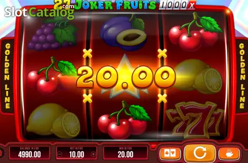 Οθόνη3. 27 Joker Fruits 1000 Κουλοχέρης
