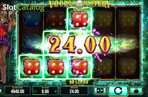 Οθόνη3. Voodoo Mystery Dice Κουλοχέρης 