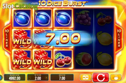 Οθόνη3. 10 Dice Burst Κουλοχέρης 