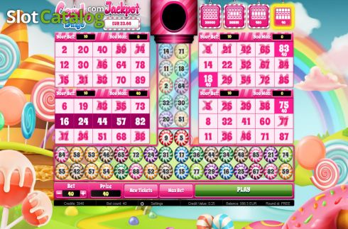 Οθόνη3. Candy Bingo (Salsa Technology) Κουλοχέρης