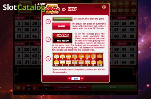 Οθόνη7. Super Zodiac Bingo Κουλοχέρης