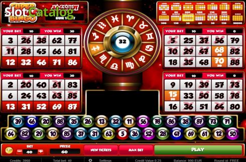 Οθόνη4. Super Zodiac Bingo Κουλοχέρης