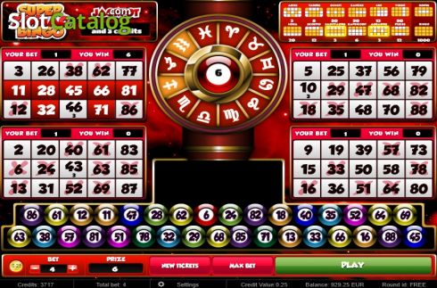 Οθόνη5. Super Zodiac Bingo Κουλοχέρης