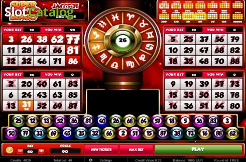 Οθόνη3. Super Zodiac Bingo Κουλοχέρης