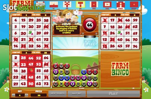 Οθόνη3. Farm Bingo Κουλοχέρης