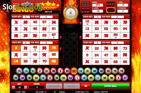 Οθόνη5. Super Hot Bingo Κουλοχέρης 