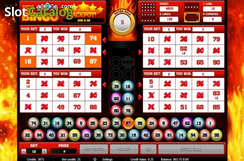 Οθόνη3. Super Hot Bingo Κουλοχέρης 