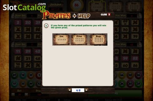 Οθόνη8. Pirates Bingo (Salsa Technology) Κουλοχέρης