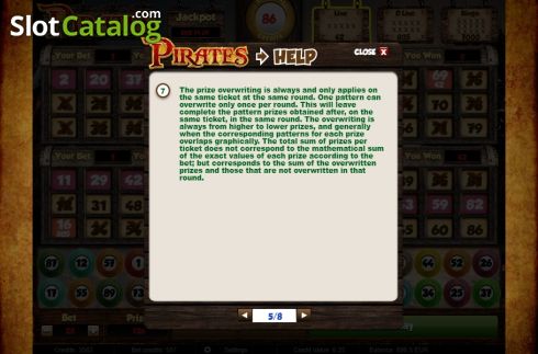 Οθόνη9. Pirates Bingo (Salsa Technology) Κουλοχέρης