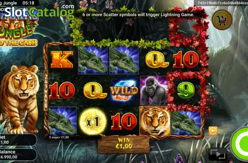 Οθόνη4. Lightning Jungle Κουλοχέρης 