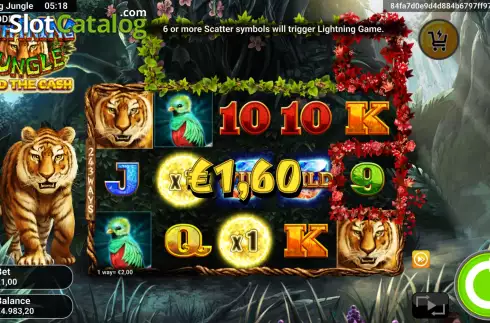 Οθόνη5. Lightning Jungle Κουλοχέρης 