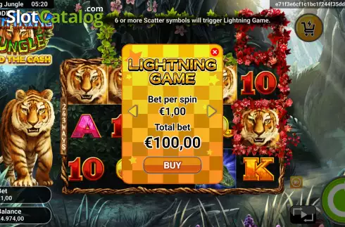 Οθόνη7. Lightning Jungle Κουλοχέρης 