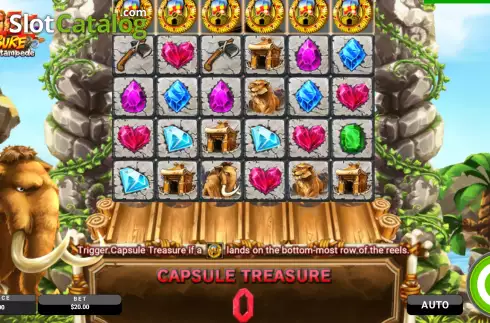 Οθόνη2. Capsule Treasure: Mammoth Stampede Κουλοχέρης