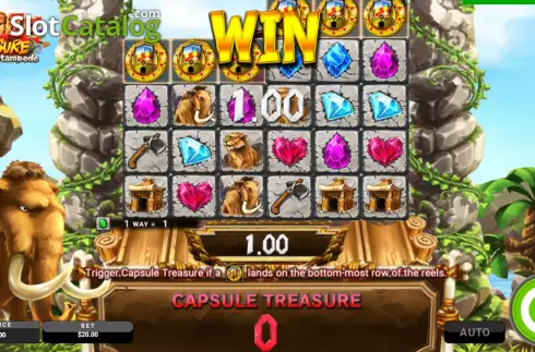 Οθόνη3. Capsule Treasure: Mammoth Stampede Κουλοχέρης