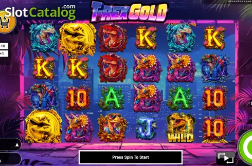 Οθόνη2. T-Rex Gold Κουλοχέρης