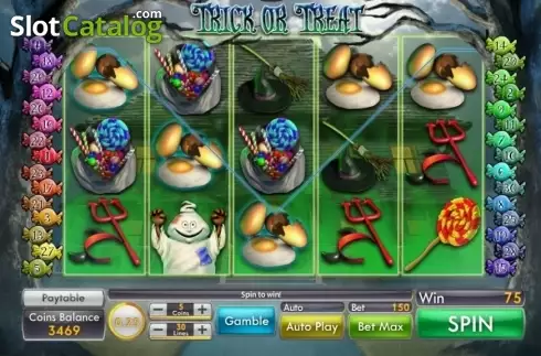 Οθόνη3. Trick or Treat (Saucify, Genii) Κουλοχέρης