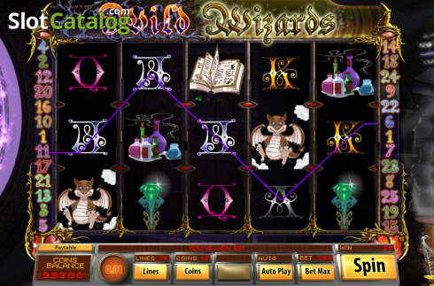 Οθόνη3. Wild Wizards (Genii) Κουλοχέρης