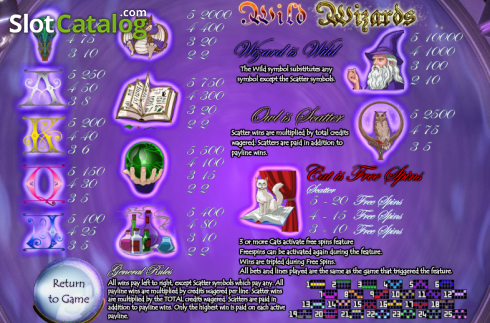 Οθόνη4. Wild Wizards (Genii) Κουλοχέρης