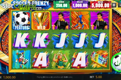 Οθόνη2. Soccer Frenzy Κουλοχέρης 