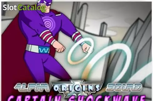 Alpha Squad Origins Captain Shockwave Λογότυπο Alpha Squad Origins Captain Shockwave Λογότυπο
