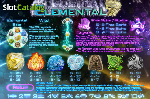 Οθόνη5. Elemental 7 Κουλοχέρης