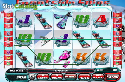 Οθόνη3. Front Side Spins Κουλοχέρης 