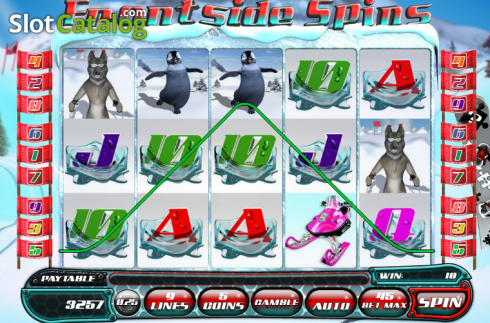 Οθόνη4. Front Side Spins Κουλοχέρης 