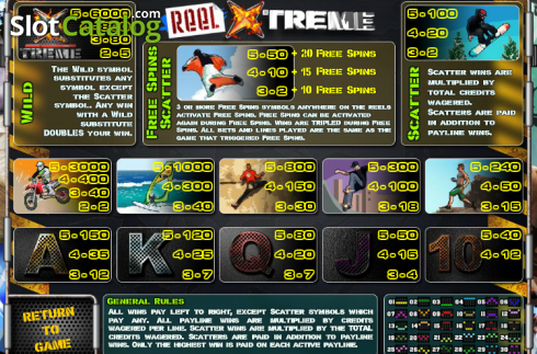 Οθόνη5. Reel Xtreme Κουλοχέρης