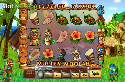 Οθόνη2. Molten Moolah Κουλοχέρης