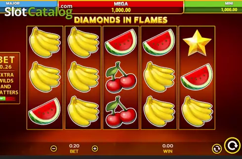 Οθόνη2. Diamonds in Flames Κουλοχέρης 