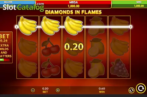 Οθόνη3. Diamonds in Flames Κουλοχέρης 