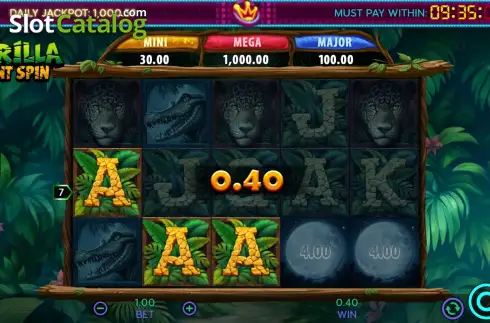 Οθόνη3. Gorilla Giant Spin Κουλοχέρης