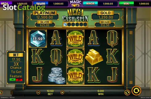 Οθόνη2. Mega Cash Spin Κουλοχέρης