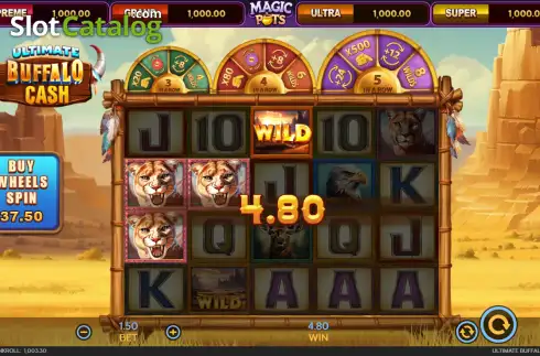 Οθόνη3. Ultimate Buffalo Cash Κουλοχέρης