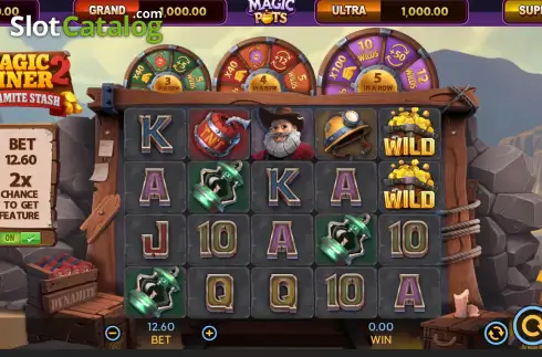 Οθόνη2. Magic Miner 2 - Dynamite Stash Κουλοχέρης 