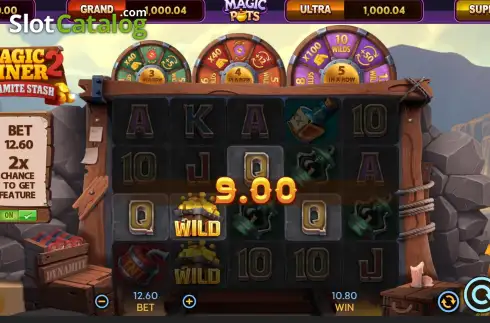 Οθόνη3. Magic Miner 2 - Dynamite Stash Κουλοχέρης 