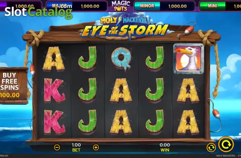Οθόνη2. Holy Mackerel Eye of the Storm Κουλοχέρης