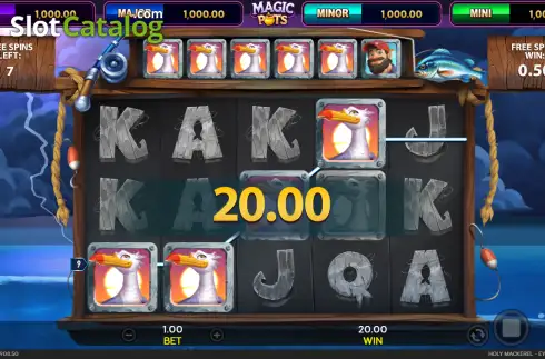 Οθόνη3. Holy Mackerel Eye of the Storm Κουλοχέρης