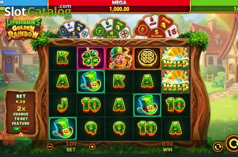 Οθόνη2. Leprechaun's Golden Rainbow Κουλοχέρης