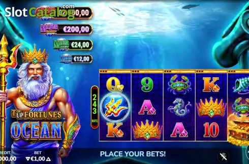 Οθόνη2. Top Up Fortunes - Ocean Κουλοχέρης