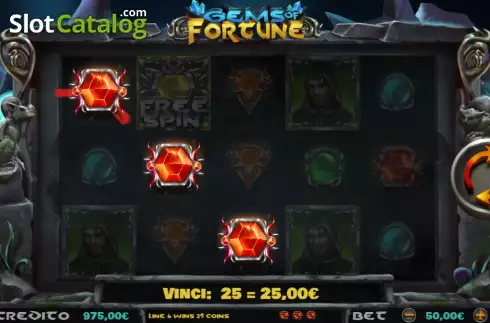 Οθόνη3. Gems of Fortune (Seven ABC) Κουλοχέρης